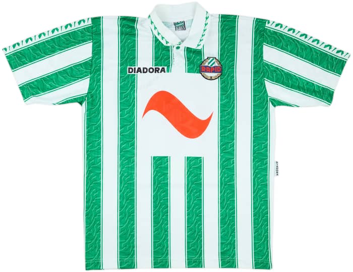 1996-98 Rapid Vienna Match Issue Home Shirt #16