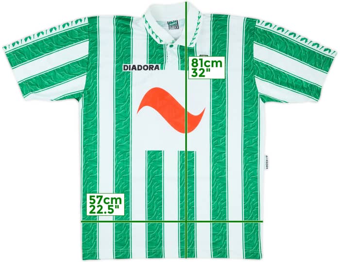 1996-98 Rapid Vienna Match Issue Home Shirt #16