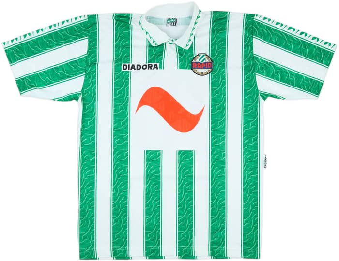 1996-98 Rapid Vienna Match Issue Home Shirt #10