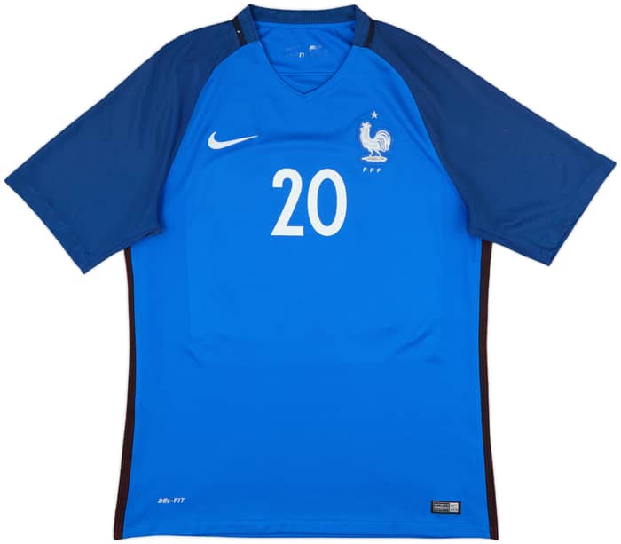 2016-17 France Home Shirt Mbappe #20 - 8/10 - (L)