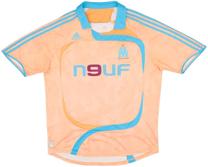 Camiseta de la tercera equipación del Olympique Marseille 2007-08 Cisse #9 - 6/10 - (XL)