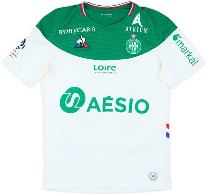2019-20 Saint Etienne Match Issue Away Shirt Debuchy #26