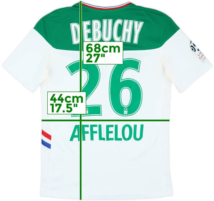 2019-20 Saint Etienne Match Issue Away Shirt Debuchy #26