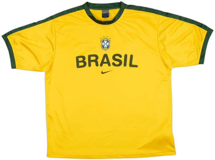 2002-03 Brazil Nike Training Shirt - 8/10 - (L)