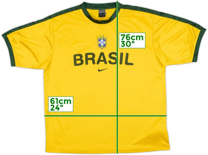 2002-03 Brazil Nike Training Shirt - 8/10 - (L)