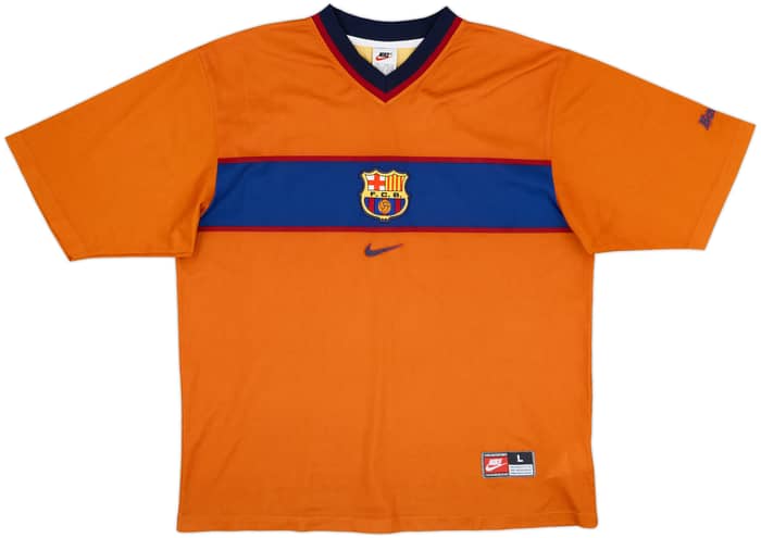 1998-00 Barcelona Basic Third Shirt Rivaldo #11 - 10/10 - (L)