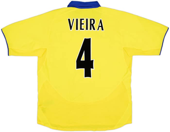 2003-05 Arsenal Away Shirt Vieira #4 - 9/10 - (L)