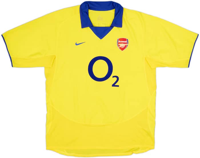 2003-05 Arsenal Away Shirt Vieira #4 - 9/10 - (L)