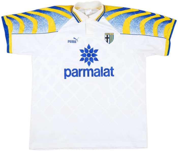 1995-97 Parma Home Shirt Zola #10 - 7/10 - (XL)