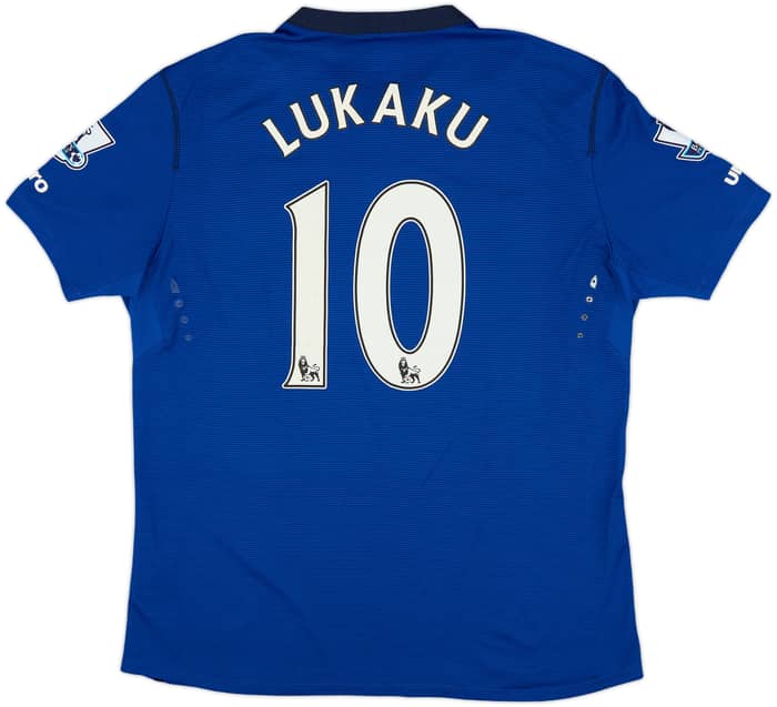 2014-15 Everton Home Shirt Lukaku #10 - 7/10 - (XL)