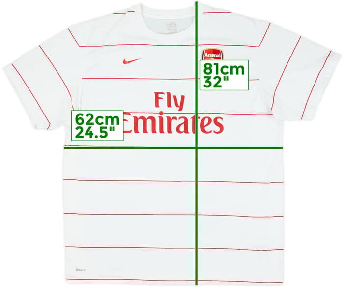 2008-09 Arsenal Nike Training Shirt - 7/10 - (XXL)