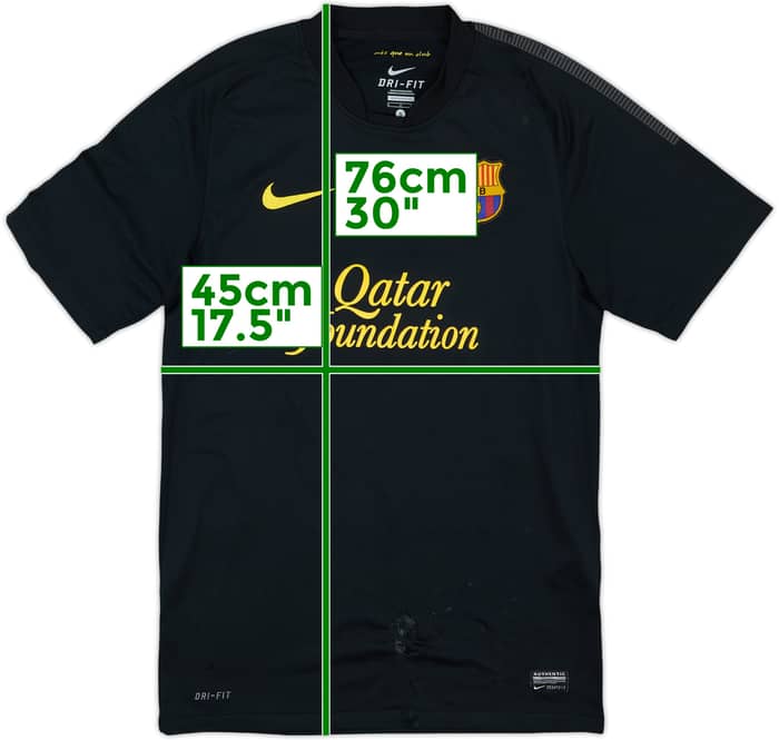 2011-12 Barcelona Away Shirt Messi #10 - 5/10 - (S)