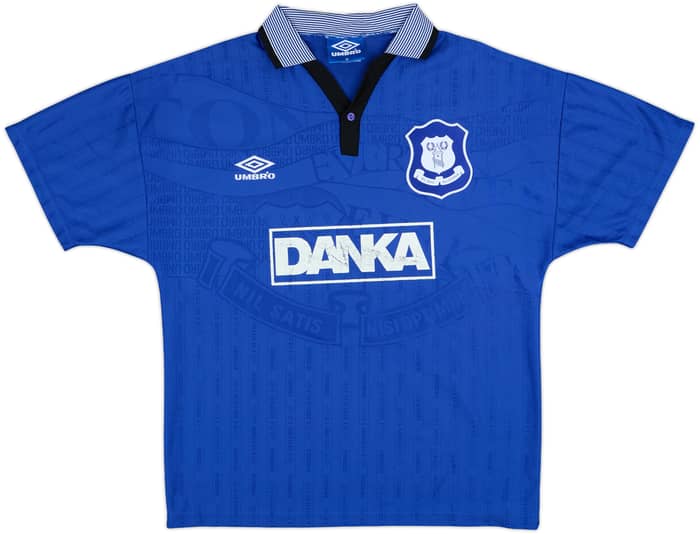 1995-97 Everton Home Shirt Ferguson #9 - 6/10 - (M)