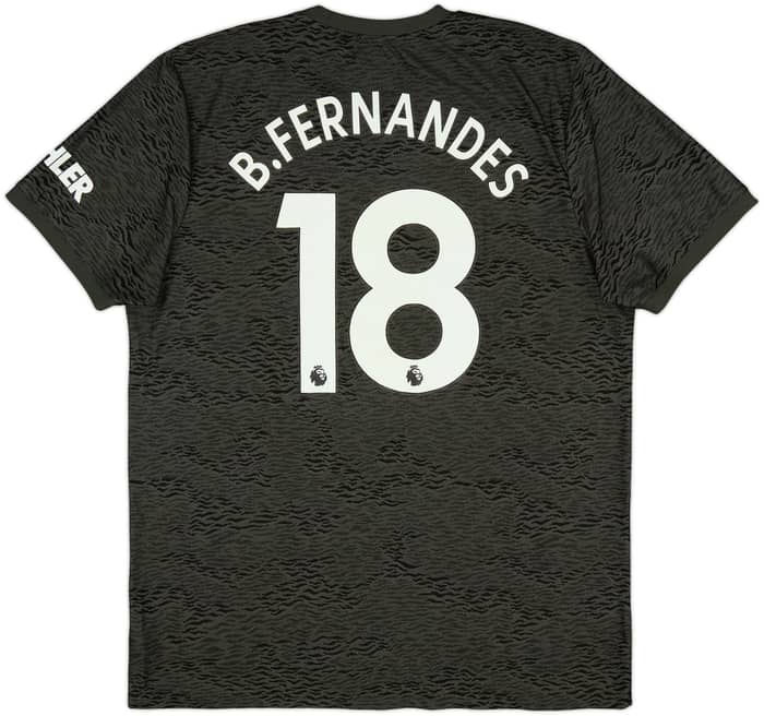 2020-21 Manchester United Away Shirt B.Fernandes #18 - 7/10 - (XL)