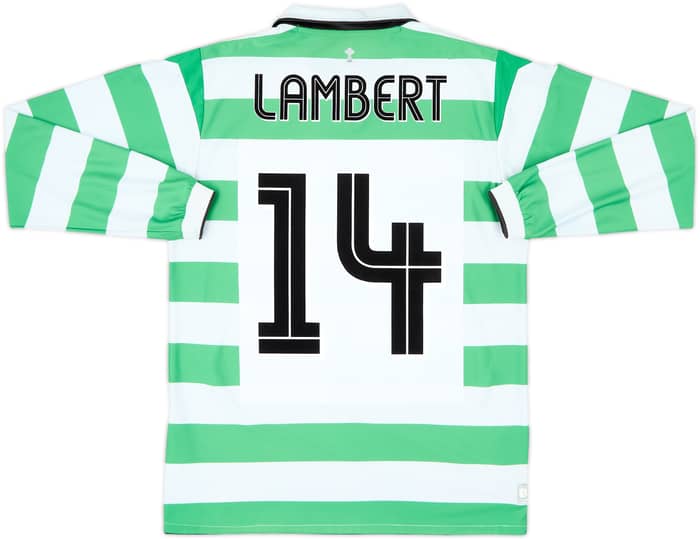 2004-05 Celtic Home L/S Shirt Lambert #14 - 6/10 - (S)