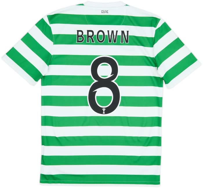 2012-13 Celtic '125th Anniversary' Home Shirt Brown #8 - 8/10 - (S)