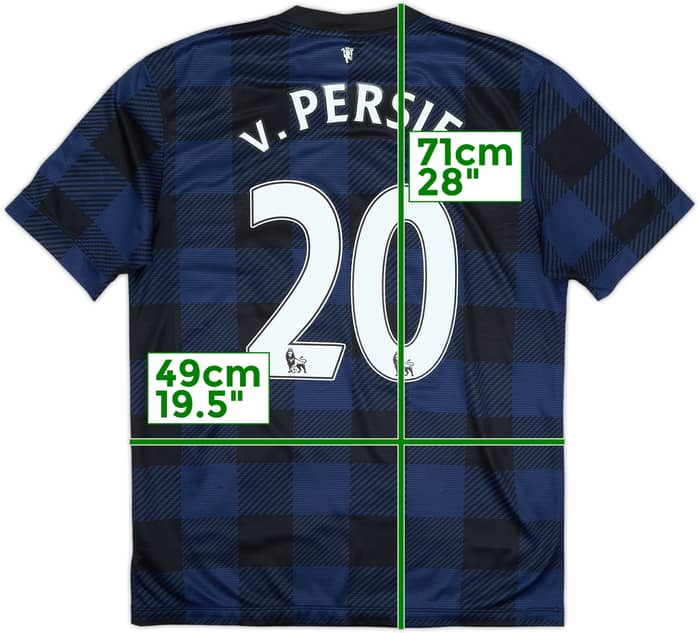 2013-14 Manchester United Away Shirt v.Persie #20 - 8/10 - (M)