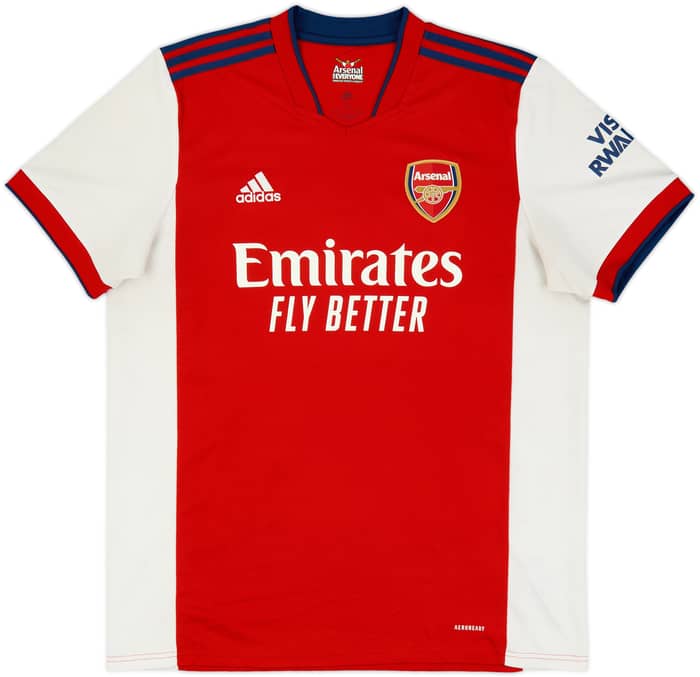 2021-22 Arsenal Home Shirt Saka #7 - 5/10 - (XL)