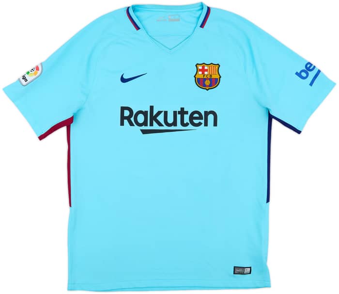 2017-18 Barcelona Away Shirt Messi #10 - 7/10 - (L)