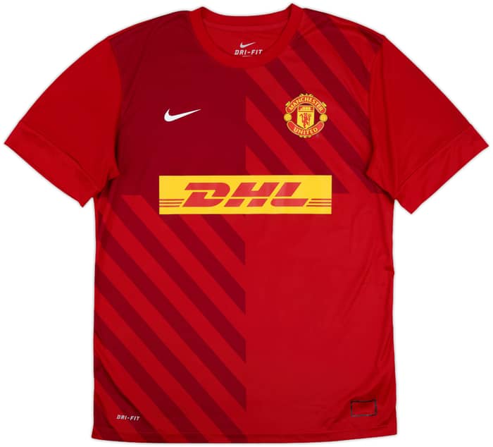 2012-13 Manchester United Nike Training Shirt - 7/10 - (L)