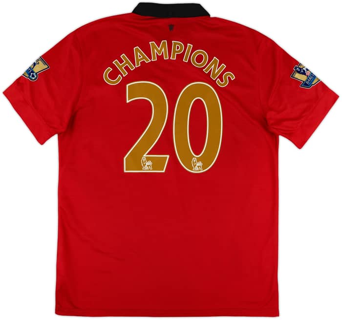2013-14 Manchester United Home Shirt Champions #20 - 7/10 - (L)