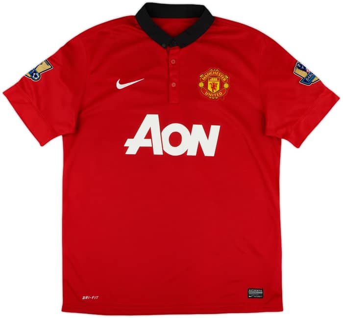 2013-14 Manchester United Home Shirt Champions #20 - 7/10 - (L)