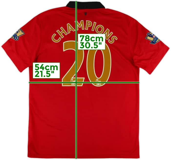 2013-14 Manchester United Home Shirt Champions #20 - 7/10 - (L)