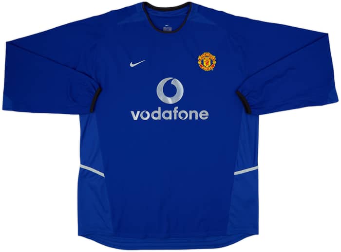 2002-03 Manchester United Third L/S Shirt Beckham #7 - 6/10 - (XL)