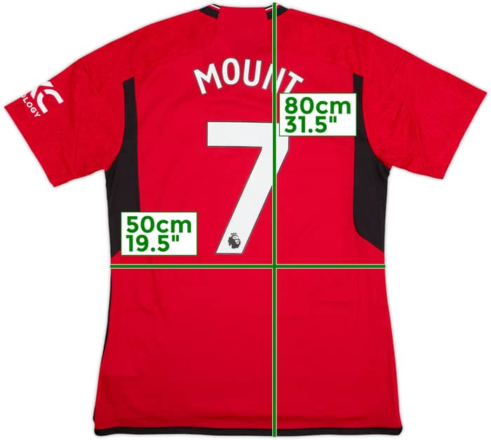 2023-24 Manchester United Home Shirt Mount #7 (L)
