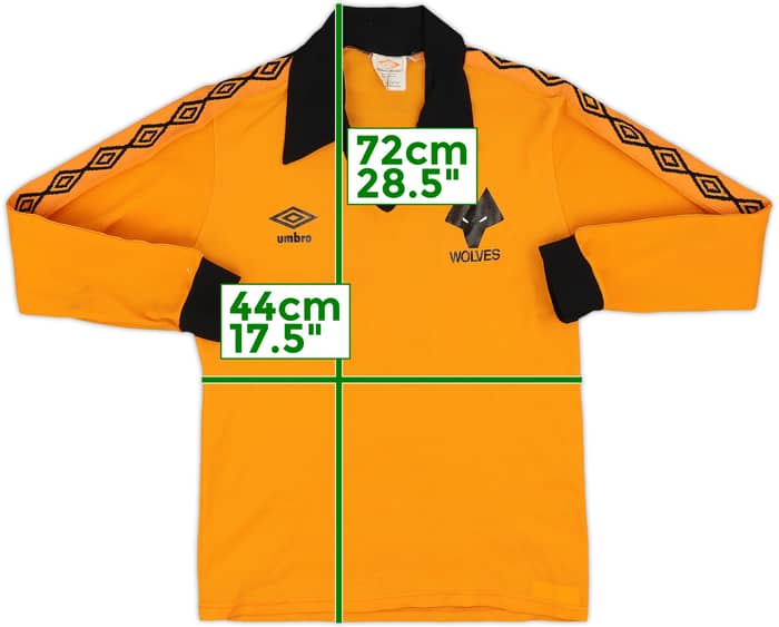 1979-82 Wolves Home L/S Shirt #9 - 9/10 - (S)