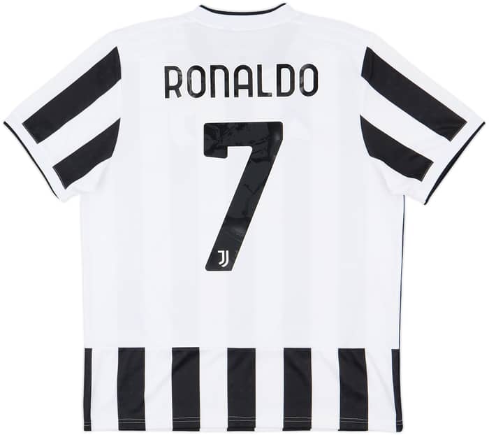 2021-22 Juventus Home Shirt Ronaldo #7 - 9/10 - (L)