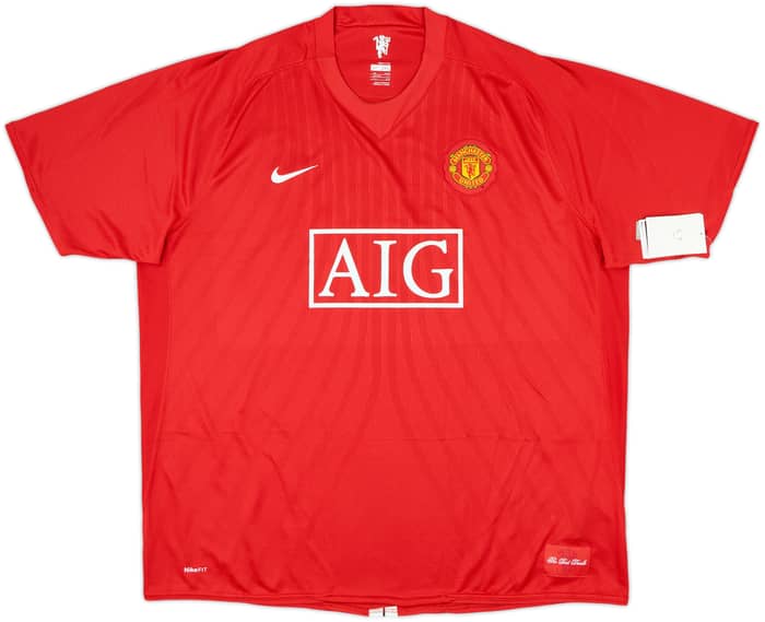 2007-09 Manchester United Home Shirt Ronaldo #7 (3XL)