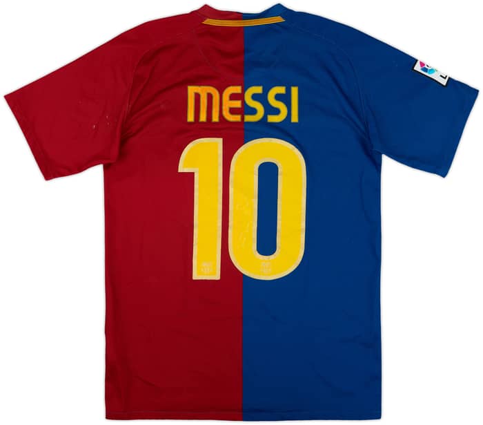 2008-09 Barcelona Home Shirt Messi #10 - 5/10 - (S)