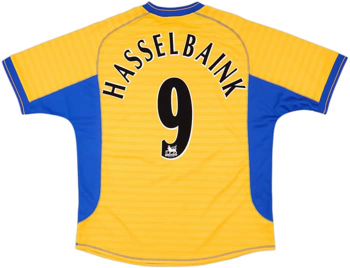 2000-01 Chelsea Away Shirt Hasselbaink #9 - 8/10 - (XL)