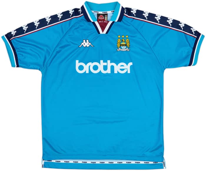 1997-99 Manchester City Home Shirt - 10/10 - (XL)