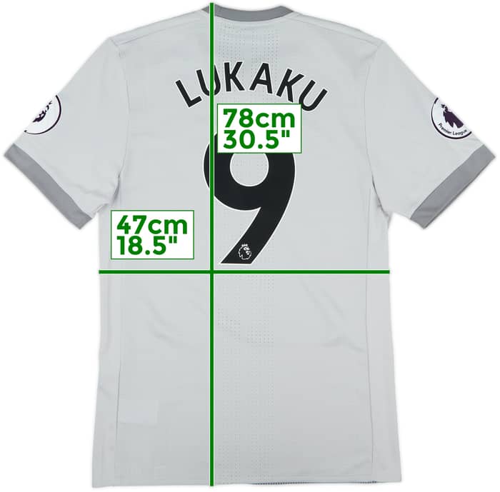 2017-18 Manchester United Authentic Third Shirt Lukaku #9 - 10/10 - (M)