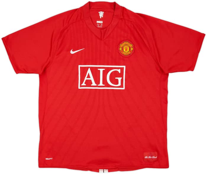 2007-09 Manchester United Home Shirt Ronaldo #7 - 6/10 - (XL)