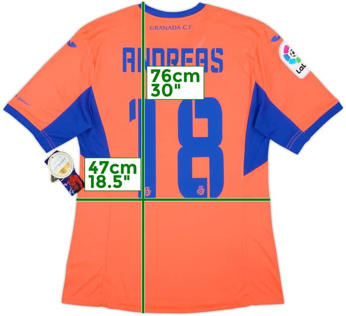 2016-17 Granada Third Shirt Andreas #18 (L)