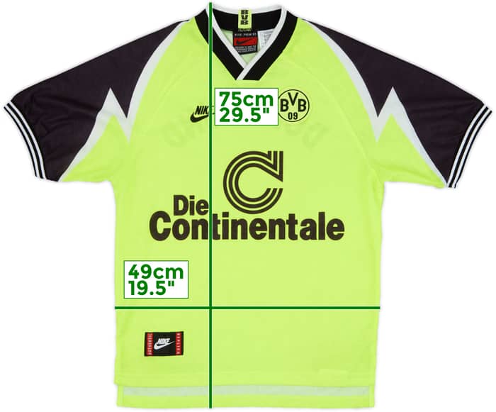 1995-96 Borussia Dortmund Home Shirt - 9/10 - (S)