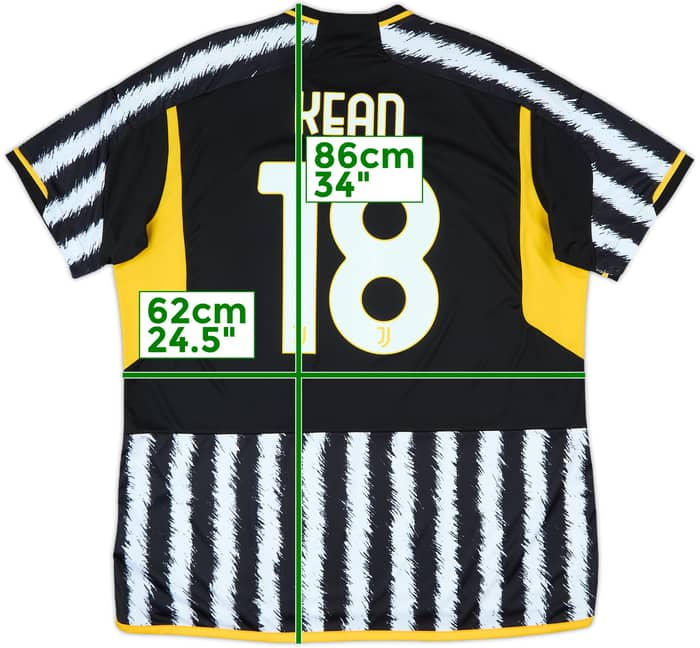 2023-24 Juventus Home Shirt Kean #18 - 10/10 - (XXL)