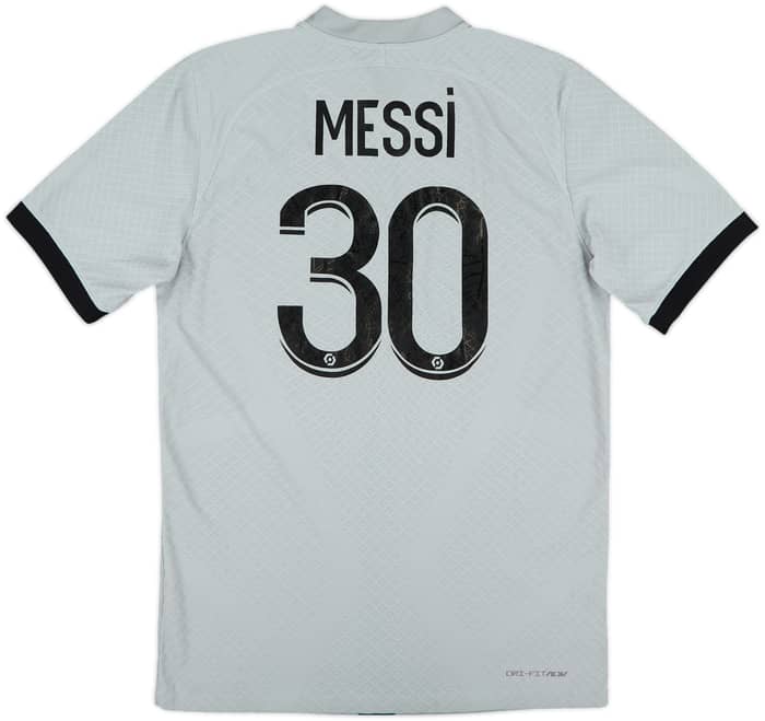 2022-23 Paris Saint-Germain Authentic Away Shirt Messi #30 - 10/10 - (S)