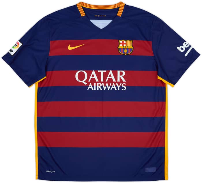 2015-16 Barcelona Home Shirt Neymar Jr #11 - 6/10 - (XL)