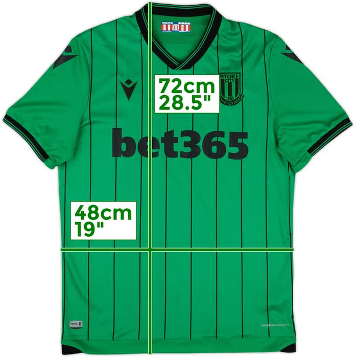 2021-22 Stoke City Away Shirt - 8/10 - (S)