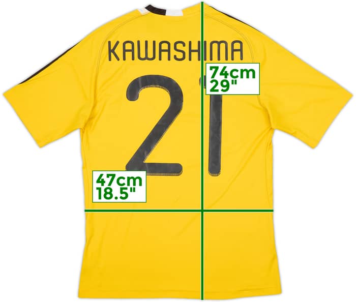 2010-11 Japan GK Shirt Kawashima #21 - 8/10 - (L)
