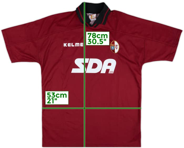 1997-98 Torino Match Issue Home Shirt #17