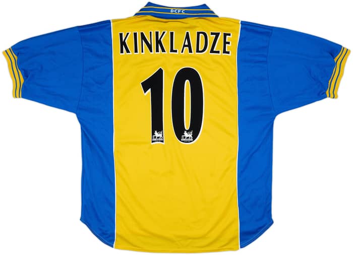 Camiseta de visitante del Derby County 1999-01 Kinkladze #10 - 7/10 - (XL)