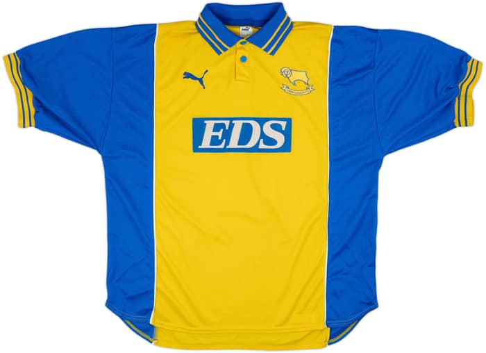 Camiseta de visitante del Derby County 1999-01 Kinkladze #10 - 7/10 - (XL)