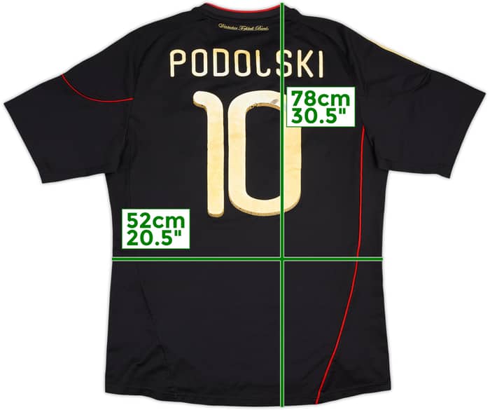 2010-11 Germany Away Shirt Podolski #10 - 5/10 - (L)