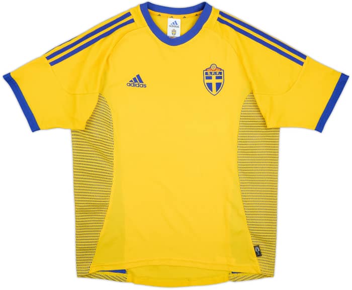 2002-03 Sweden Home Shirt Ibrahimovic #21 - 8/10 - (M)
