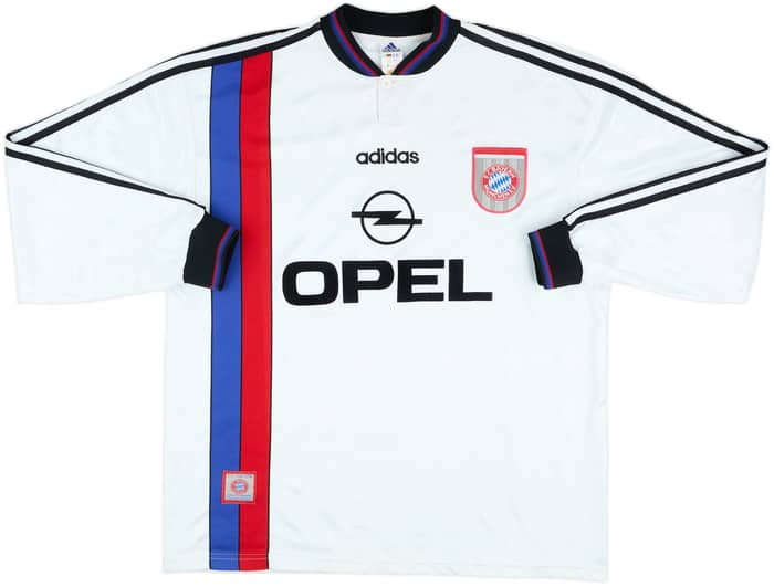 1996-98 Bayern Munich Away L/S Shirt #5 - 8/10 - (XL)
